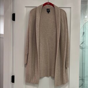 GAP Women's Beige Open Cardigan